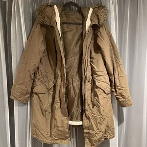 UNIQLO - Anorak Coat with hood and detachable lining.